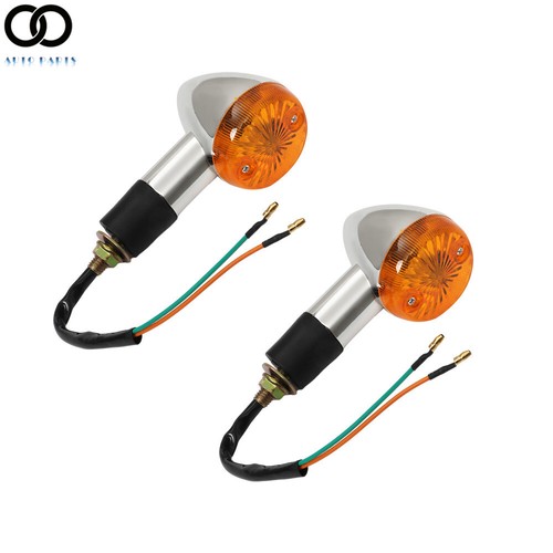 Chrome amber front - amber, rear