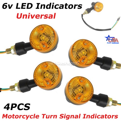 Led indicators motorcycle - 6v,