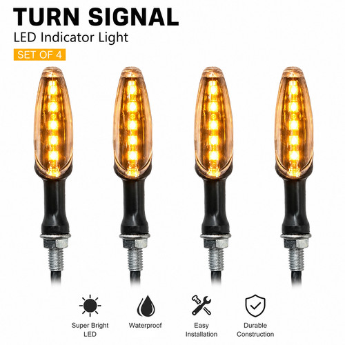 4pcs motorcycle led turn - 4pcs,