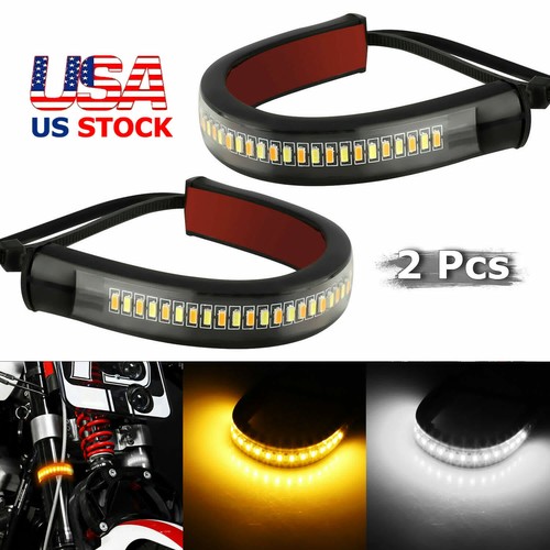 Amber led fork - led,