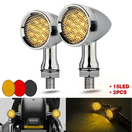 2pcs chrome motorcycle turn - 2pcs,