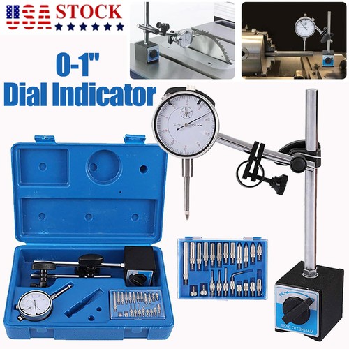 Dial indicator with - with, magnetic